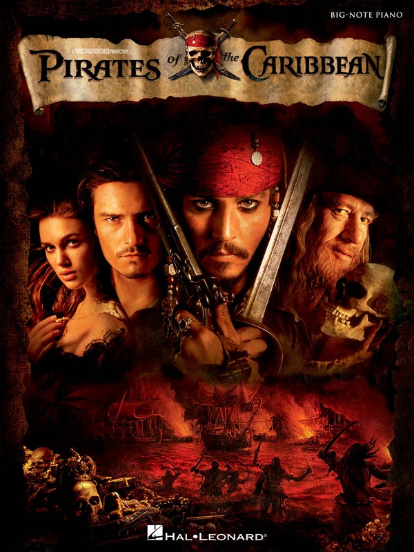 HAL LEONARD PIRATES OF THE CARIBBEAN BIG NOTE SONGBOOK - PIANO SOLO