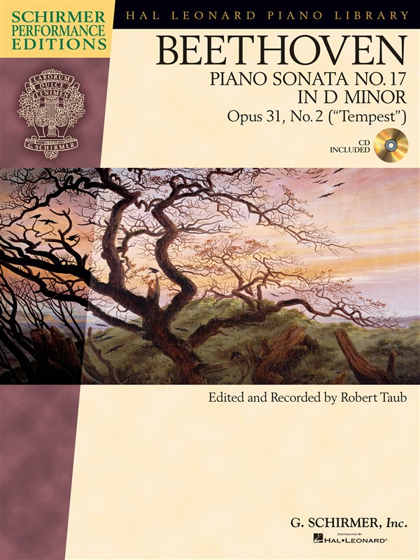 HAL LEONARD SCHIRMER PERFORMANCE EDITIONS BEETHOVEN SONATA NO.17 OP.31/2 + CD - PIANO SOLO