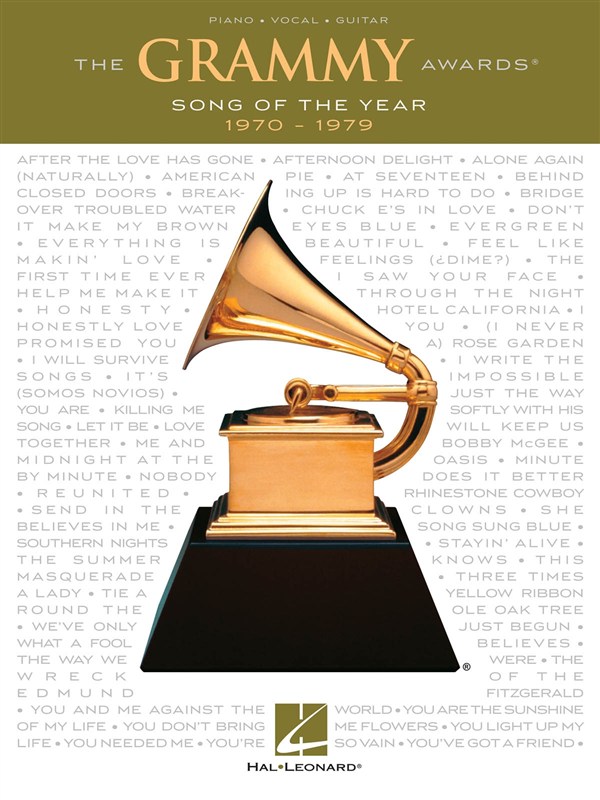 HAL LEONARD GRAMMY AWARDS SONG OF THE YEAR 1970-1979 - PVG