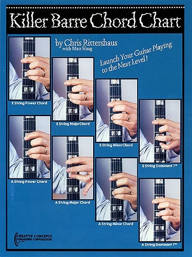 HAL LEONARD KILLER BARRE CHORD CHART - GUITAR