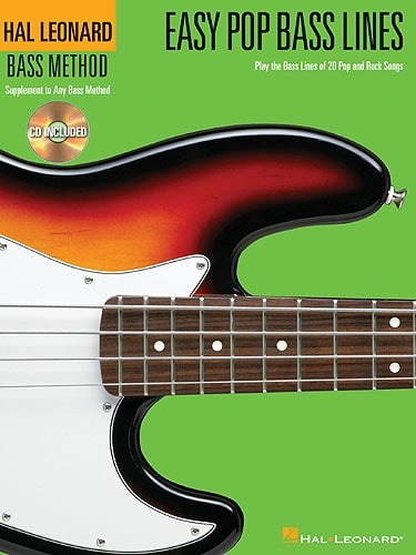 HAL LEONARD HAL LEONARD BASS METHOD- EASY POP BASS LINES - BASS GUITAR