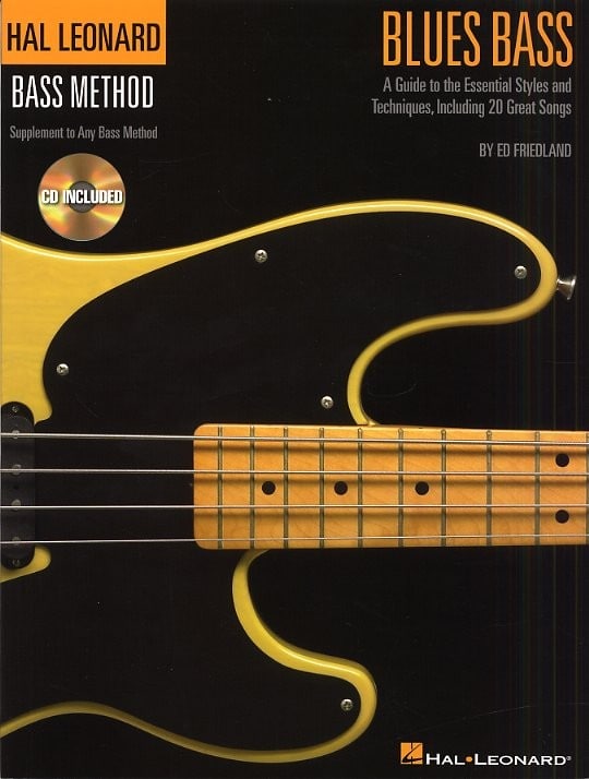 HAL LEONARD HAL LEONARD BASS METHOD BLUES BASS - A GUIDE TO THE ESSENTIAL STYLES + AUDIO TRACKS - BASS GUITAR