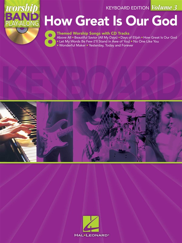 HAL LEONARD WORSHIP BAND PLAYALONG VOLUME 3 HOW GREAT IS OUR GOD - KEYBOARD