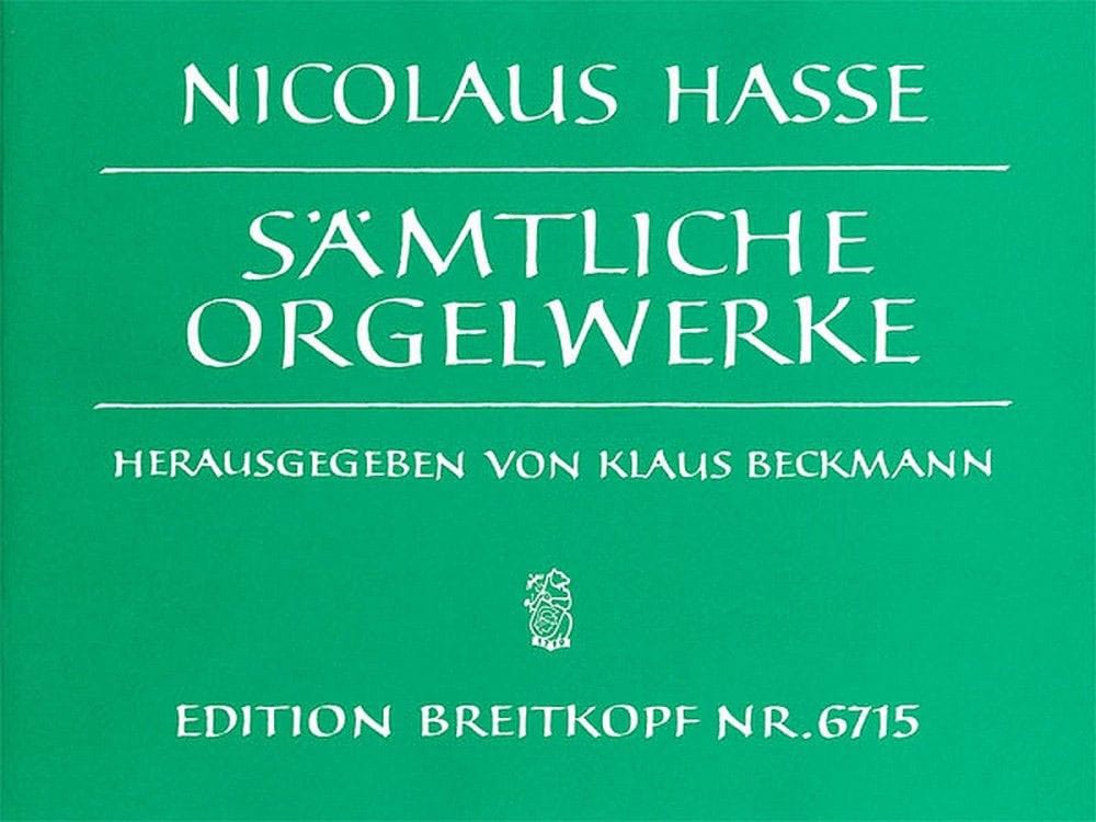 EDITION BREITKOPF HASSE N. - SAMTLICHE ORGELWERKE