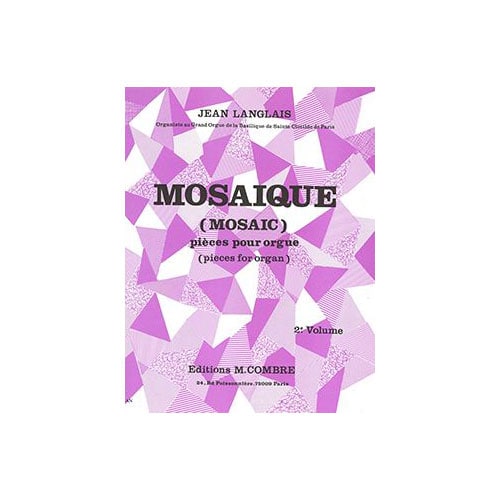 COMBRE LANGLAIS JEAN - MOSAIQUE VOL.2 (5 PIECES) - ORGUE