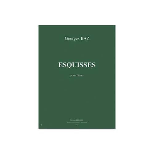 COMBRE BAZ GEORGES - ESQUISSES - PIANO