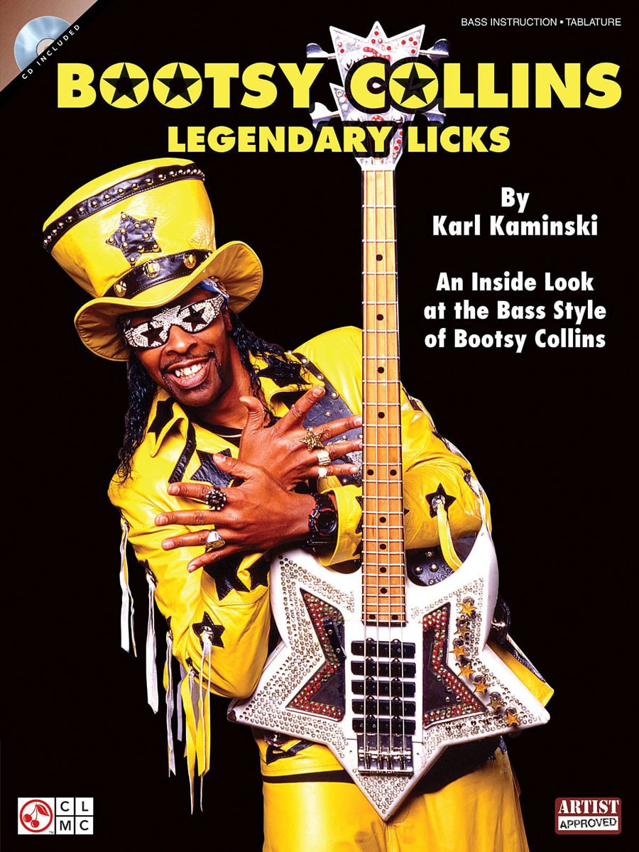 CHERRY LANE BOOTSY COLLINS LEGENDARY LICKS - GUITARE BASSE