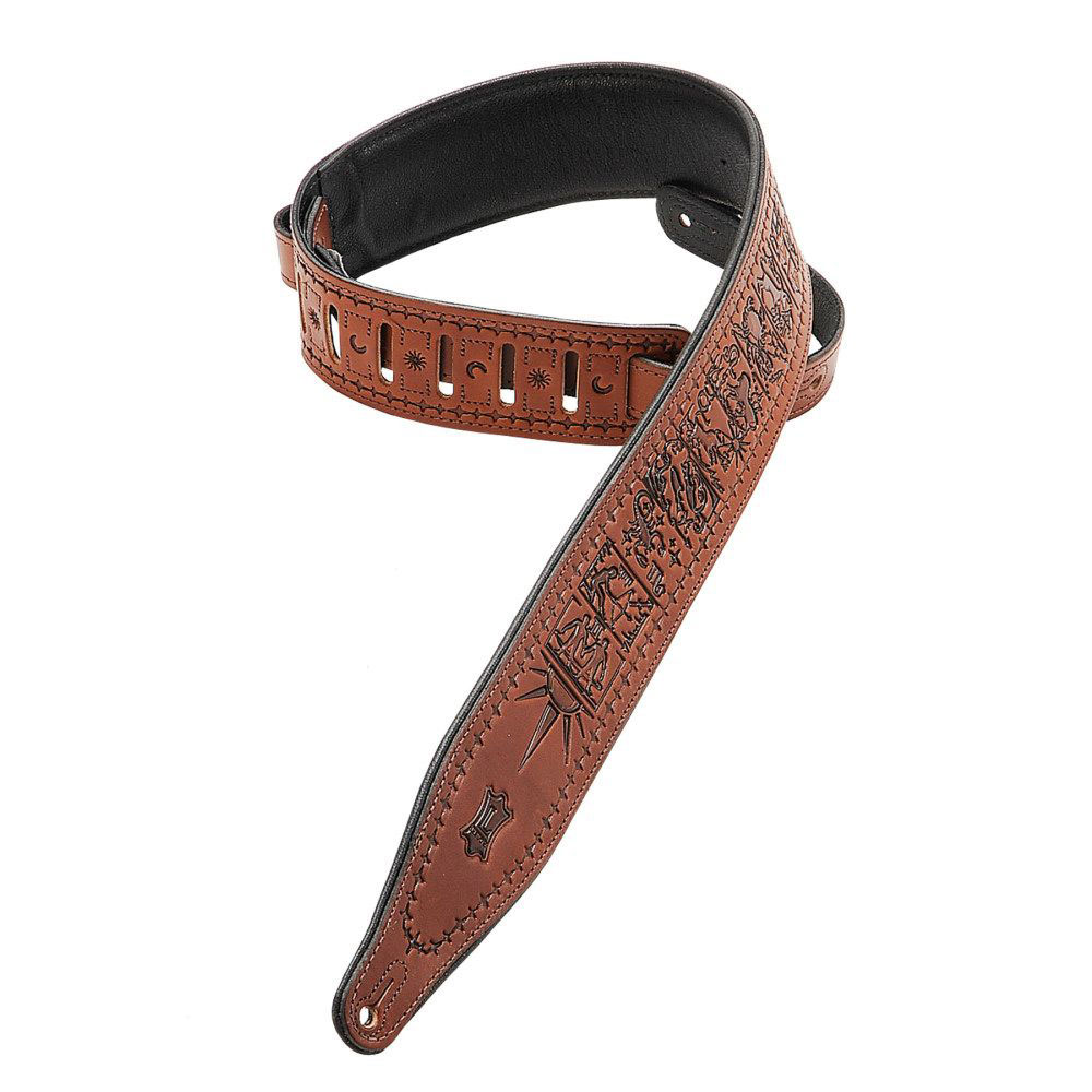 LEVY'S 6.4 CM ZODIAC BROWN LEATHER