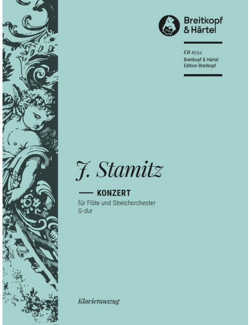 EDITION BREITKOPF STAMITZ JOHANN - FLOTENKONZERT G-DUR - FLUTE, ORCHESTRA