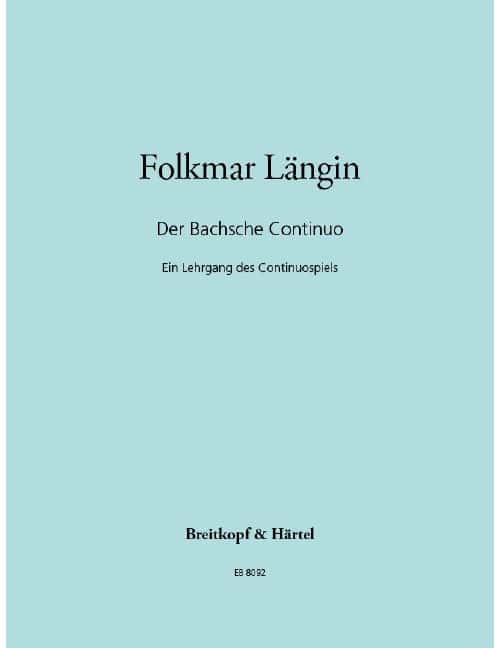 EDITION BREITKOPF LANGIN F. - DER BACHSCHE CONTINUO