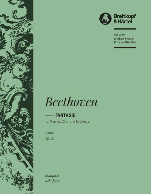 EDITION BREITKOPF BEETHOVEN L. (VAN) - CHORFANTASIE C-MOLL OP.80 - SOLO KLAVIER