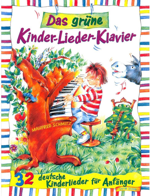 EDITION BREITKOPF SCHMITZ MANFRED - GRUNE KINDER-LIEDER-KLAVIER - PIANO