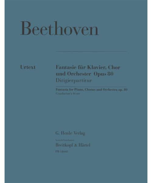 EDITION BREITKOPF BEETHOVEN L.V. - CHORFANTASIE C-MOLL OP. 80