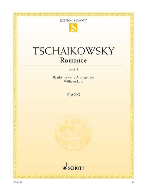 SCHOTT TCHAIKOVSKY P.I. - ROMANCE OP. 5 - PIANO