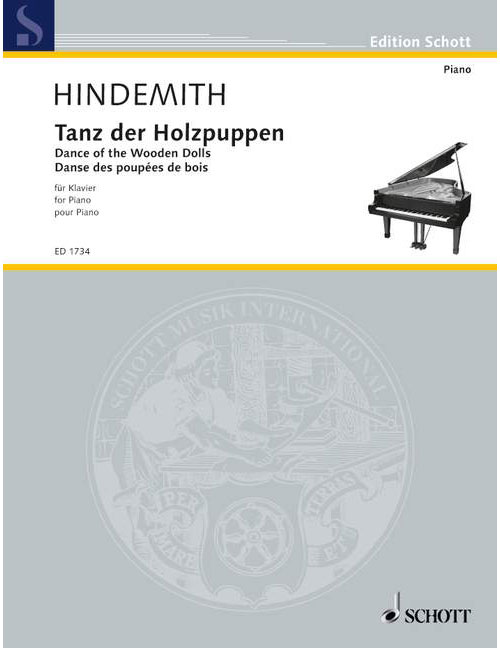 SCHOTT HINDEMITH PAUL - TANZ DER HOLZPUPPEN - PIANO