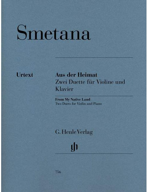 HENLE VERLAG SMETANA B. - FROM MY NATIVE LAND