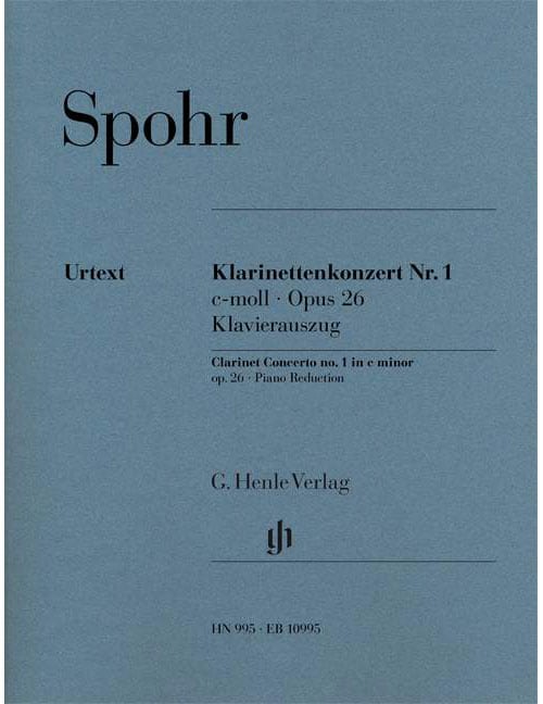 HENLE VERLAG SPOHR L. - CONCERTO N° OP.26 - CLARINETTE ET PIANO