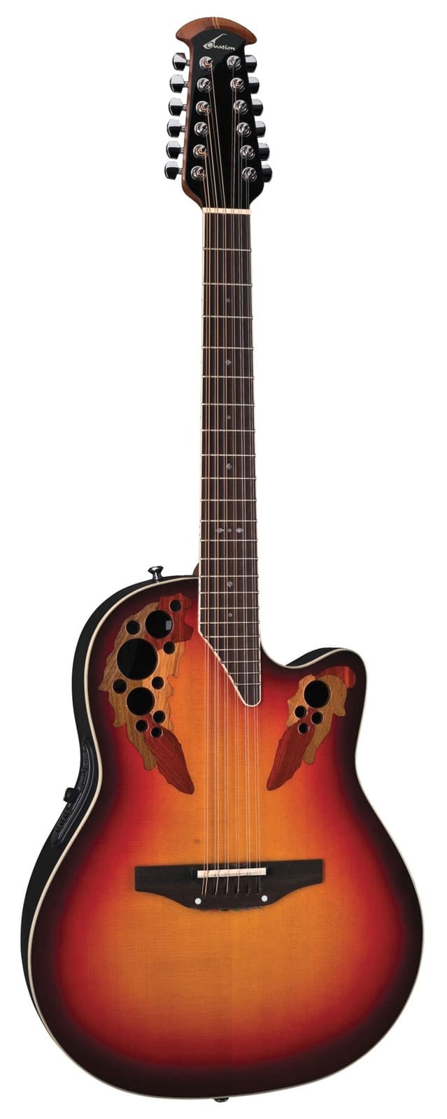 OVATION CHITARRE ELETTROACUSTICHE STANDARD ELITE DEEP CONTOUR CUTAWAY 12-STRING NEW ENGLAND BURST