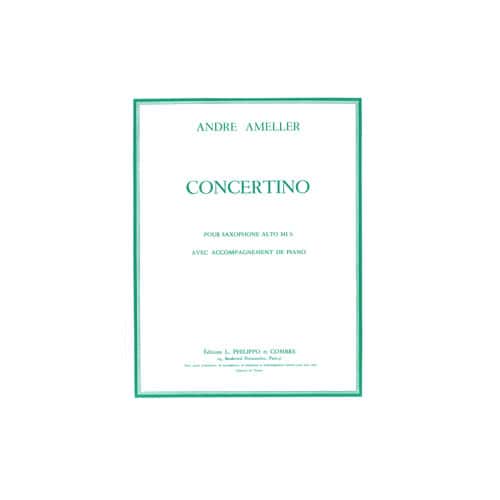 COMBRE AMELLER ANDRE - CONCERTINO POUR SAXOPHONE ALTO OP.125 - SAXOPHONE ALTO ET PIANO REDUCTION