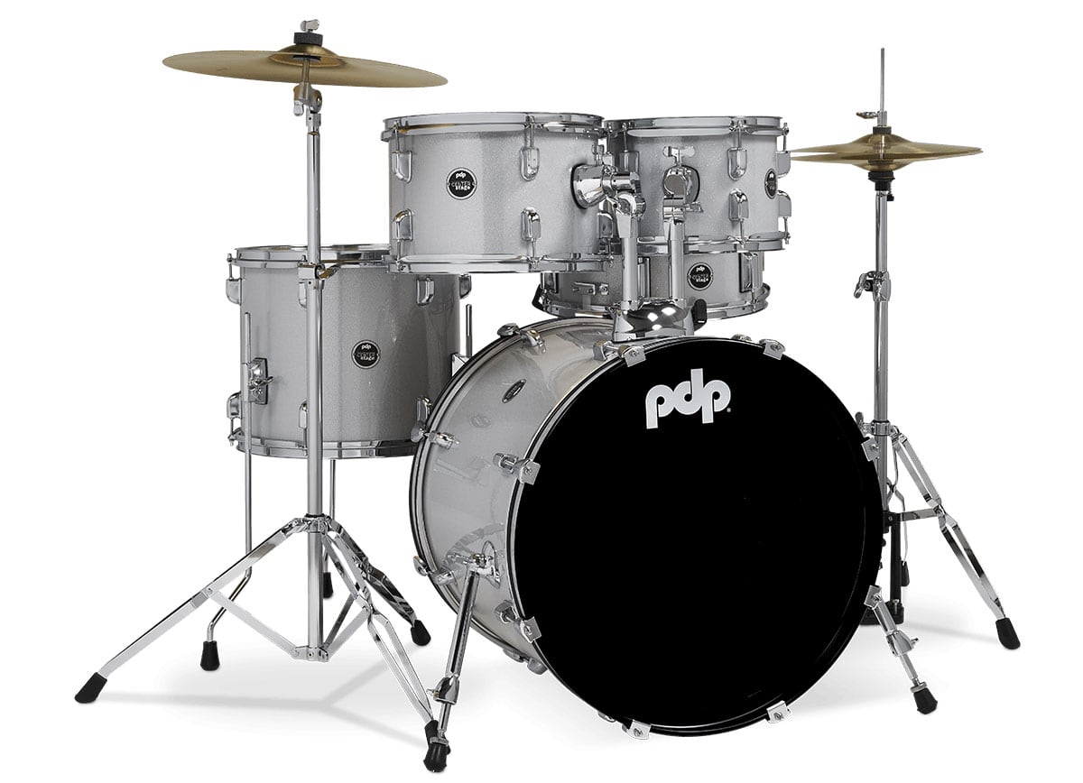 PDP BY DW SET COMPLETO BATTERIA CENTERSTAGE DIAMOND WHITE SPARKLE PDCE2015KTDW