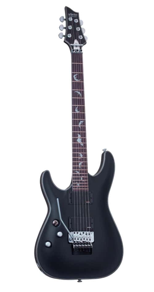 SCHECTER DAMIEN 6 PLATINUM FR LH SATIN BLACK