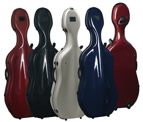 GEWA CELLO CASES IDEA FUTURA ROLLY BLACK/BURGUNDY