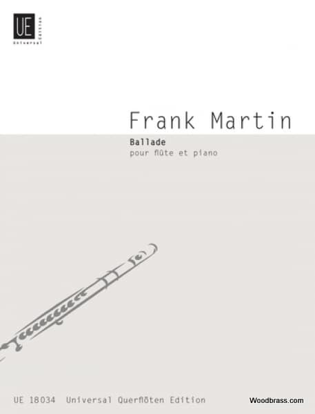 UNIVERSAL EDITION MARTIN F. - BALLADE - FLUTE ET PIANO