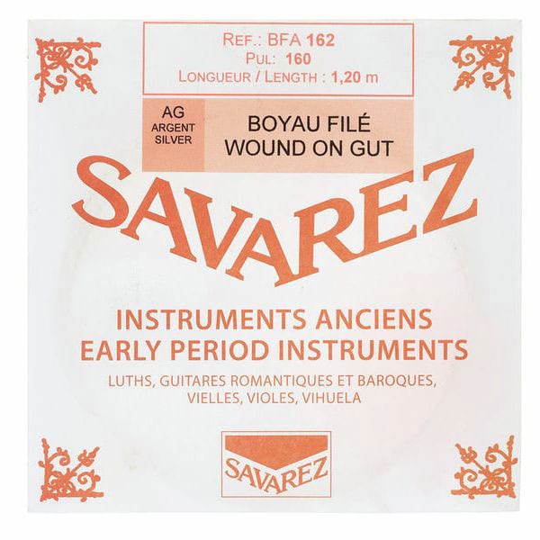 SAVAREZ STRINGS GAMBE C4 SILVER ROUNDWOUND BFA162