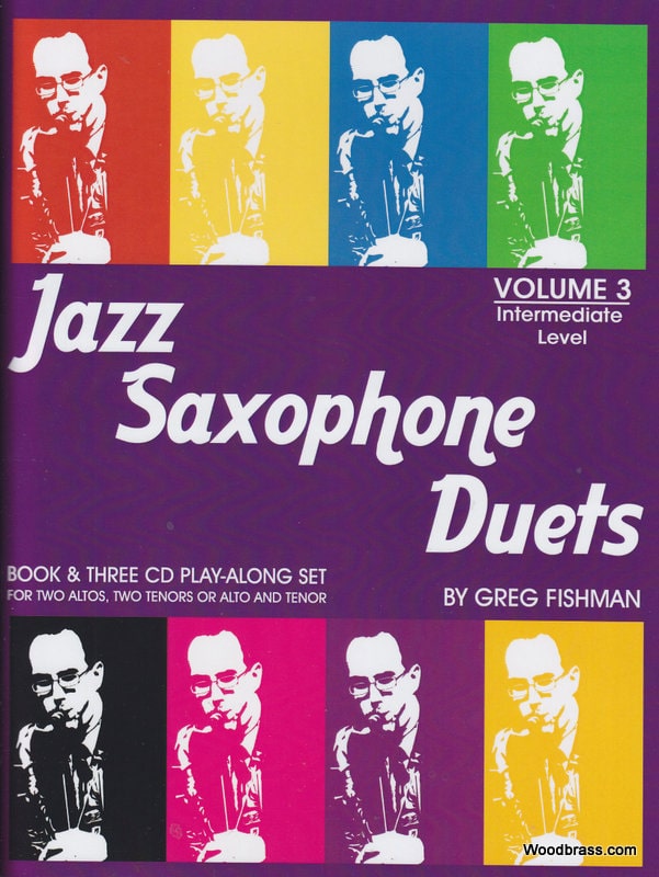 JAZZ STUDIO FISHMAN G. - JAZZ SAXOPHONE DUETS V.3 + 3 CD 'S