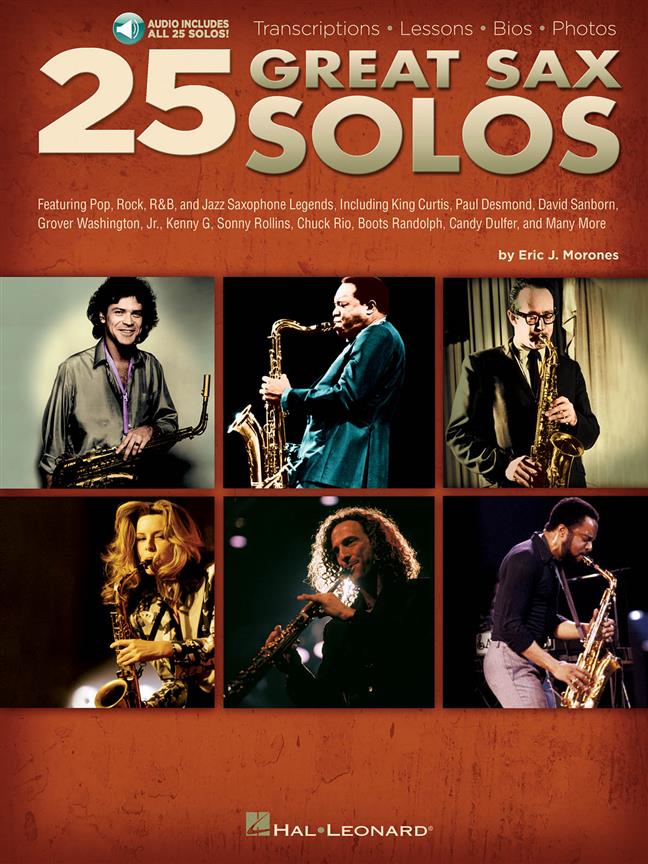 HAL LEONARD 25 GREAT SAX SOLOS + MP3