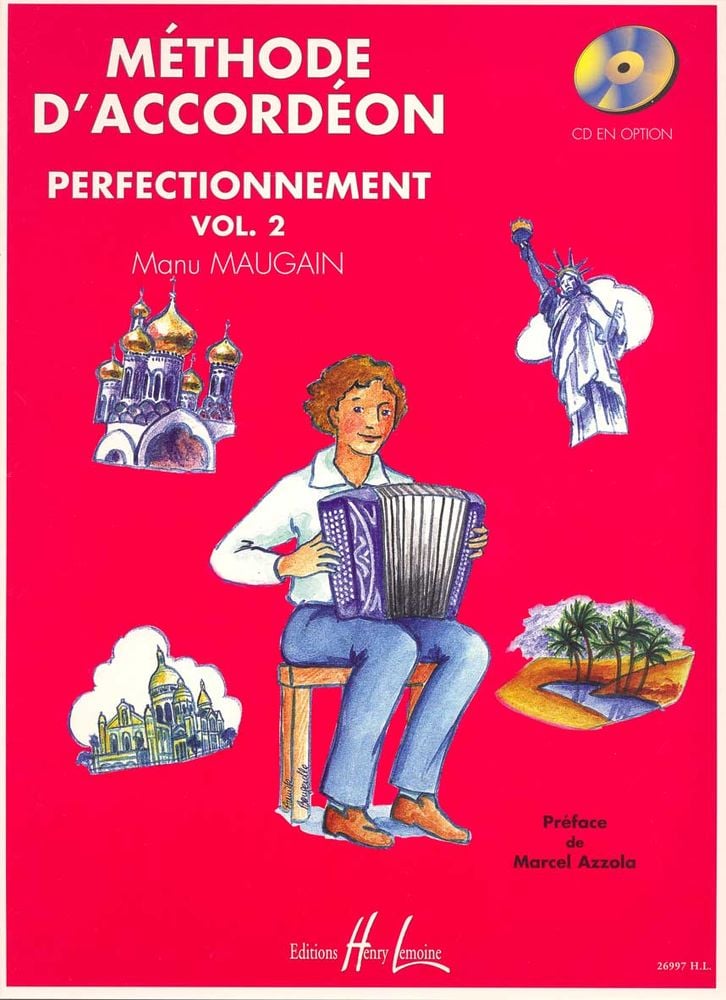 LEMOINE MAUGAIN MANU - METHODE D'ACCORDEON VOL.2 - ACCORDEON