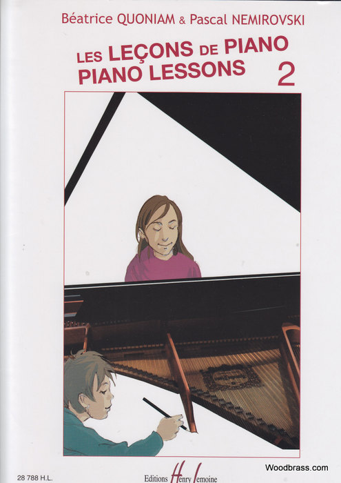LEMOINE QUONIAM B./NEMIROVSKY P. - LES LECONS DE PIANO VOL. 2