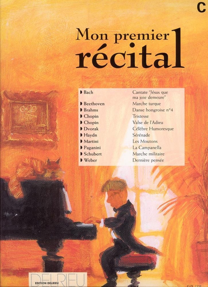 EDITION DELRIEU MON PREMIER RECITAL VOL.C - PIANO