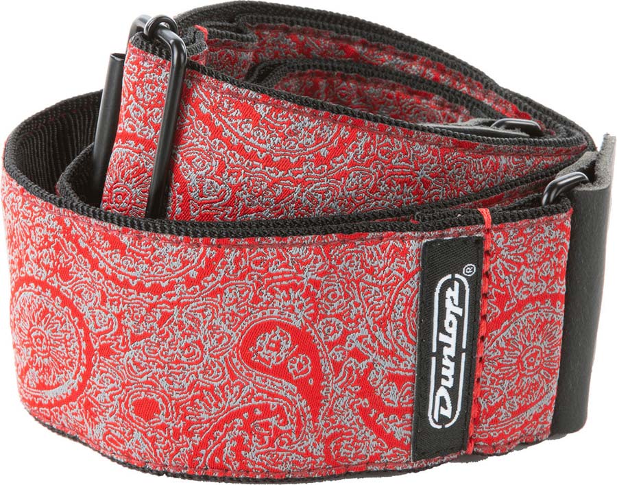 JIM DUNLOP JACQUARD PAISLEY RED