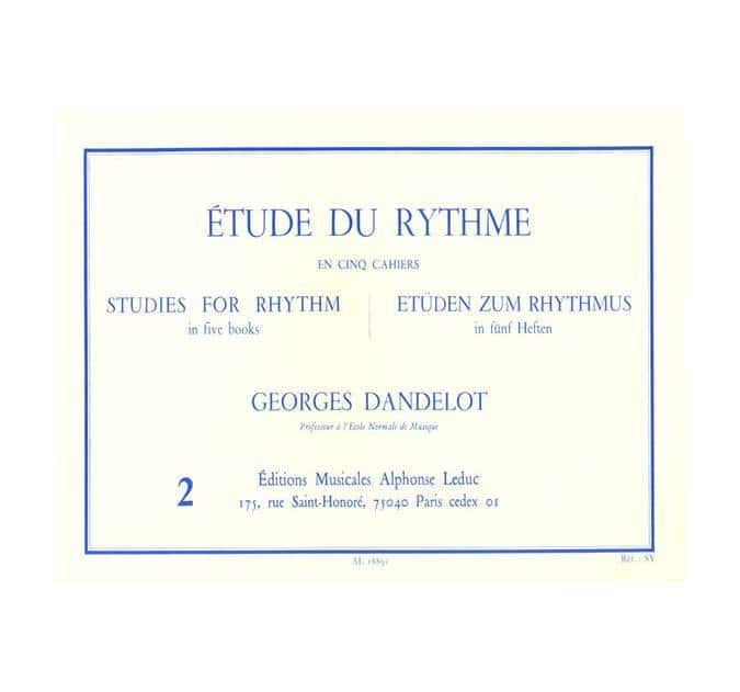 LEDUC DANDELOT GEORGES - ETUDE DU RYTHME VOL.2