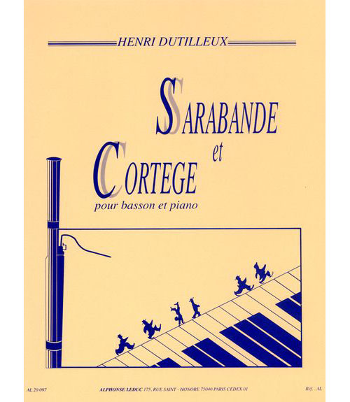 LEDUC DUTILLEUX H. - SARABANDE ET CORTEGE - BASSON ET PIANO