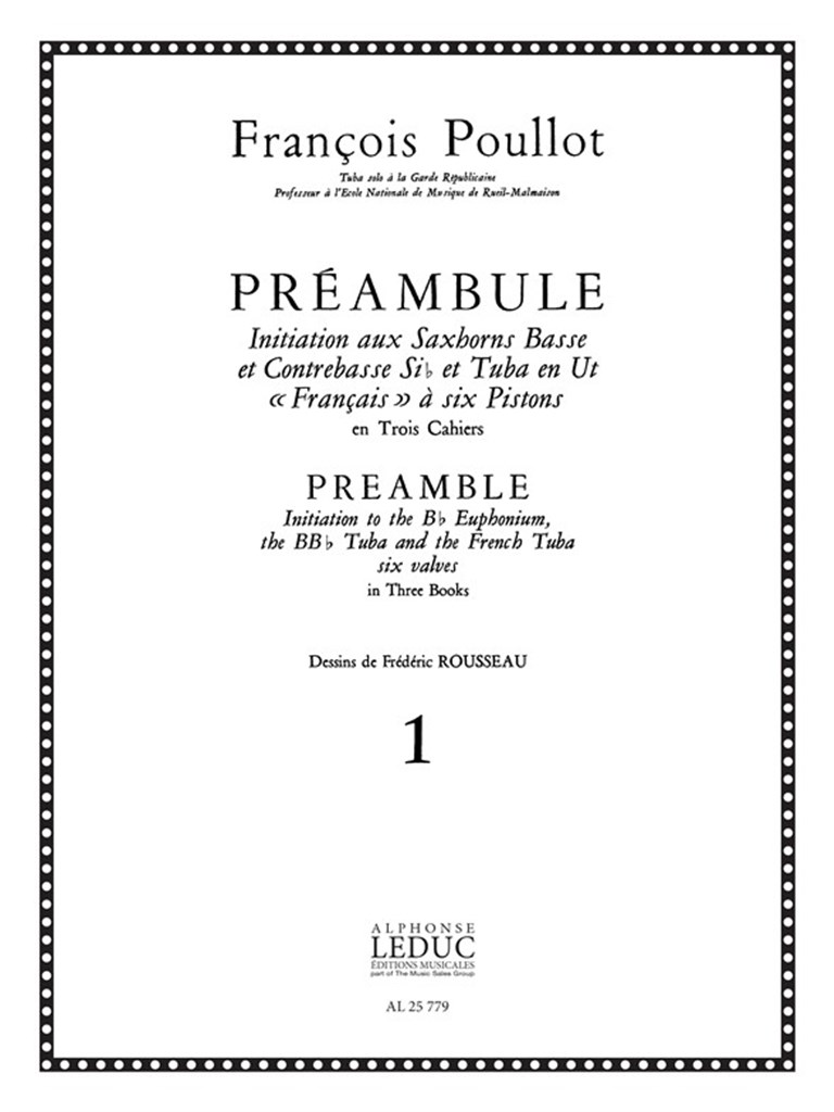 LEDUC POULLOT FRANÇOIS - PREAMBULE VOL.1 