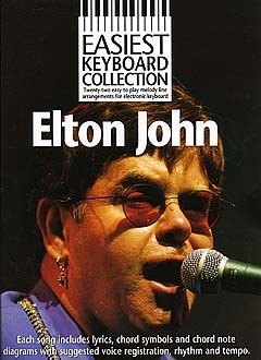 WISE PUBLICATIONS EASIEST KEYBOARD COLLECTION ELTON JOHN - MELODY LINE, LYRICS AND CHORDS