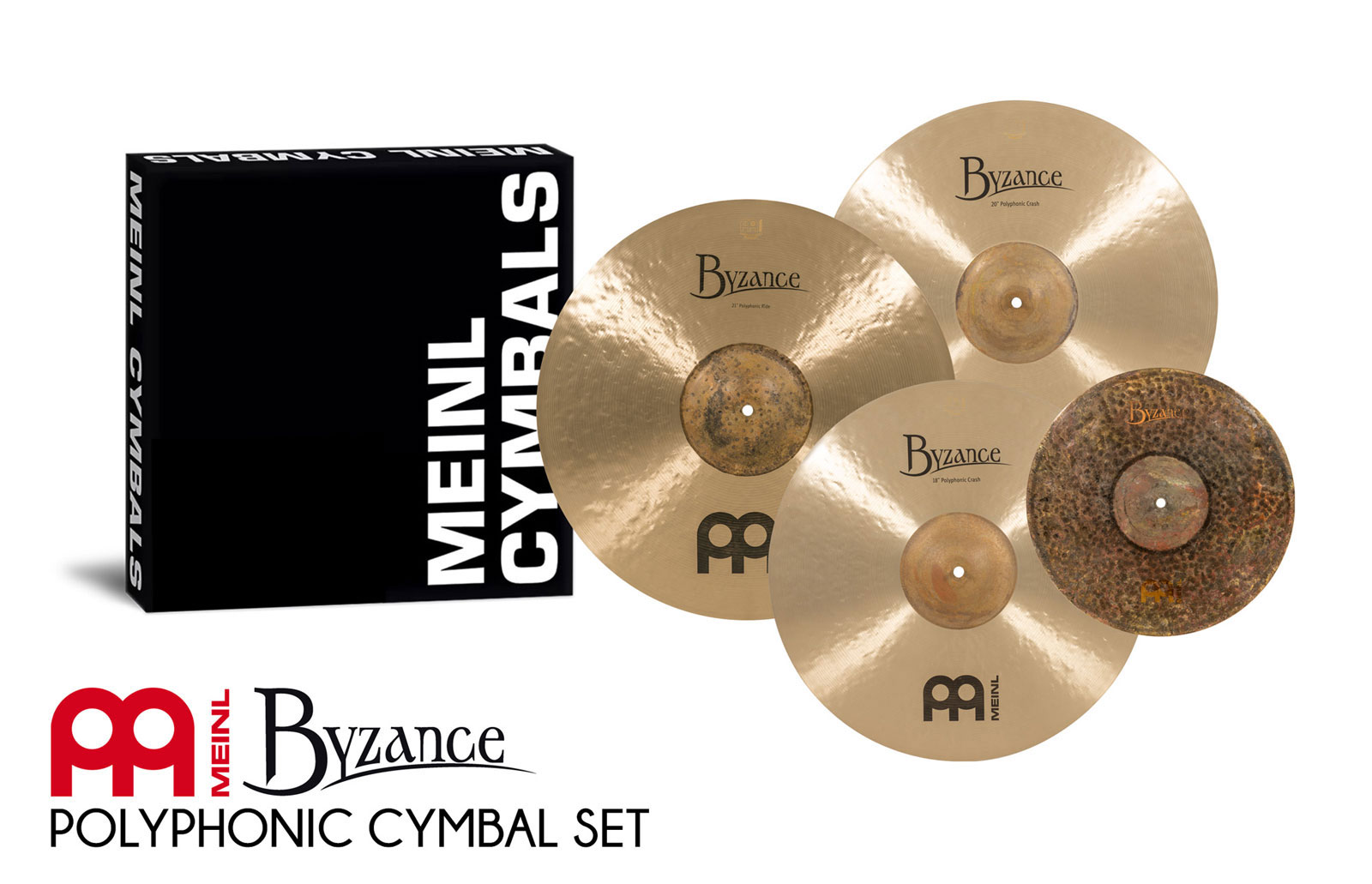 MEINL B5801POL - PACK CYMBALS BYZANCE TRADITIONAL POLYPHONIC