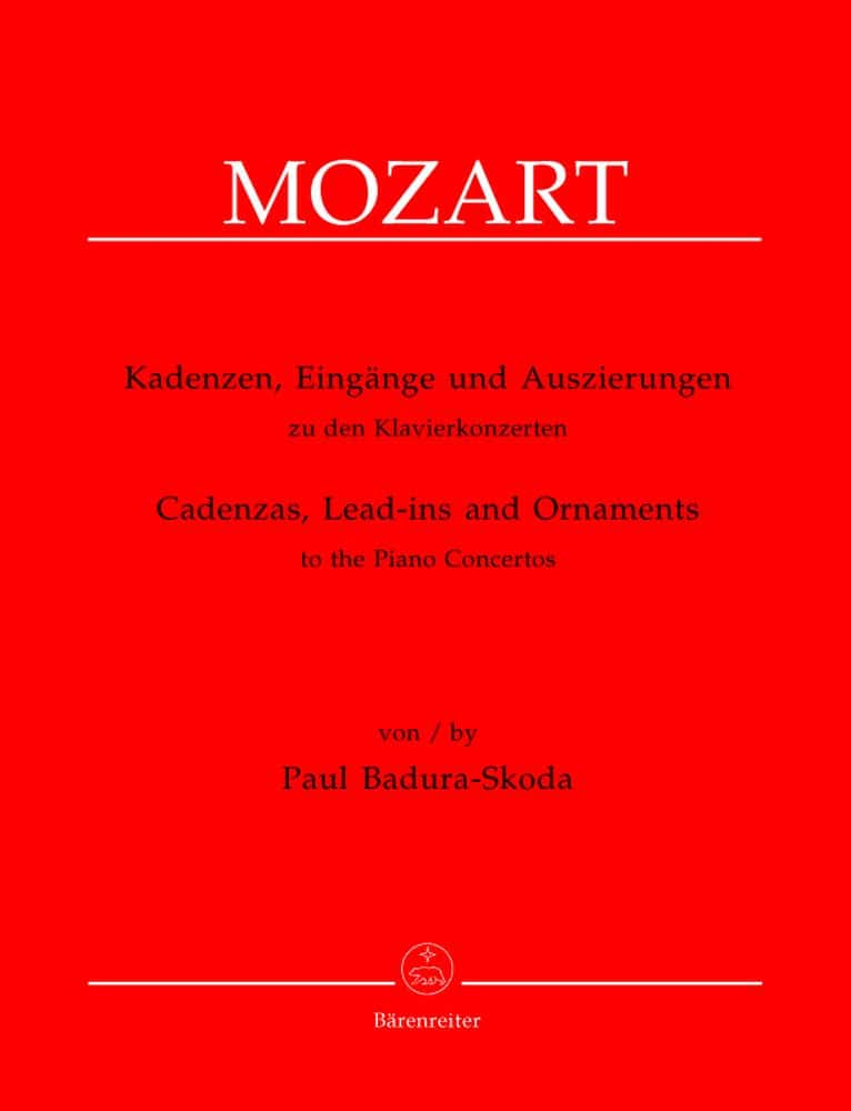BARENREITER BADURA-SKODA PAUL - CADENZAS, LEAD-INS AND ORNAMENTS TO THE PIANO CONCERTOS BY W.A. MOZART