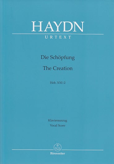 BARENREITER HAYDN J. - THE CREATION HOB. XXI:2 - VOCAL SCORE