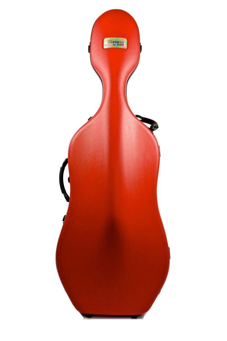 BAM CLASSIC CELLO CASE WITHOUT WHEELS - RED