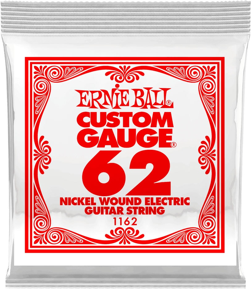 ERNIE BALL .062 NICKEL WOUND ELECTRIC GUITAR STRINGS