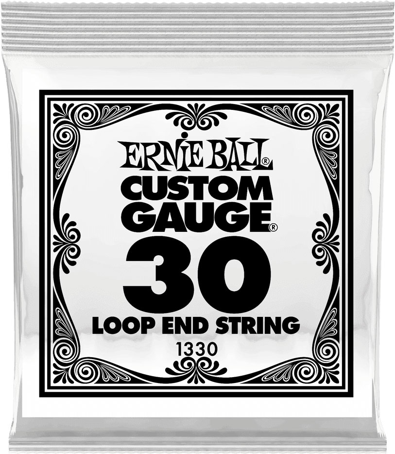 ERNIE BALL .030 LOOP END STAINLESS STEEL WOUND BANJO OR MANDOLIN GUITAR STRINGS