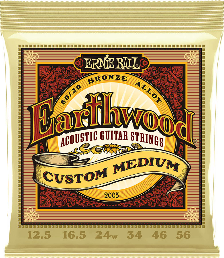 ERNIE BALL EARTHWOOD 80/20 BRONZE CUSTOM MEDIUM 12,5-56