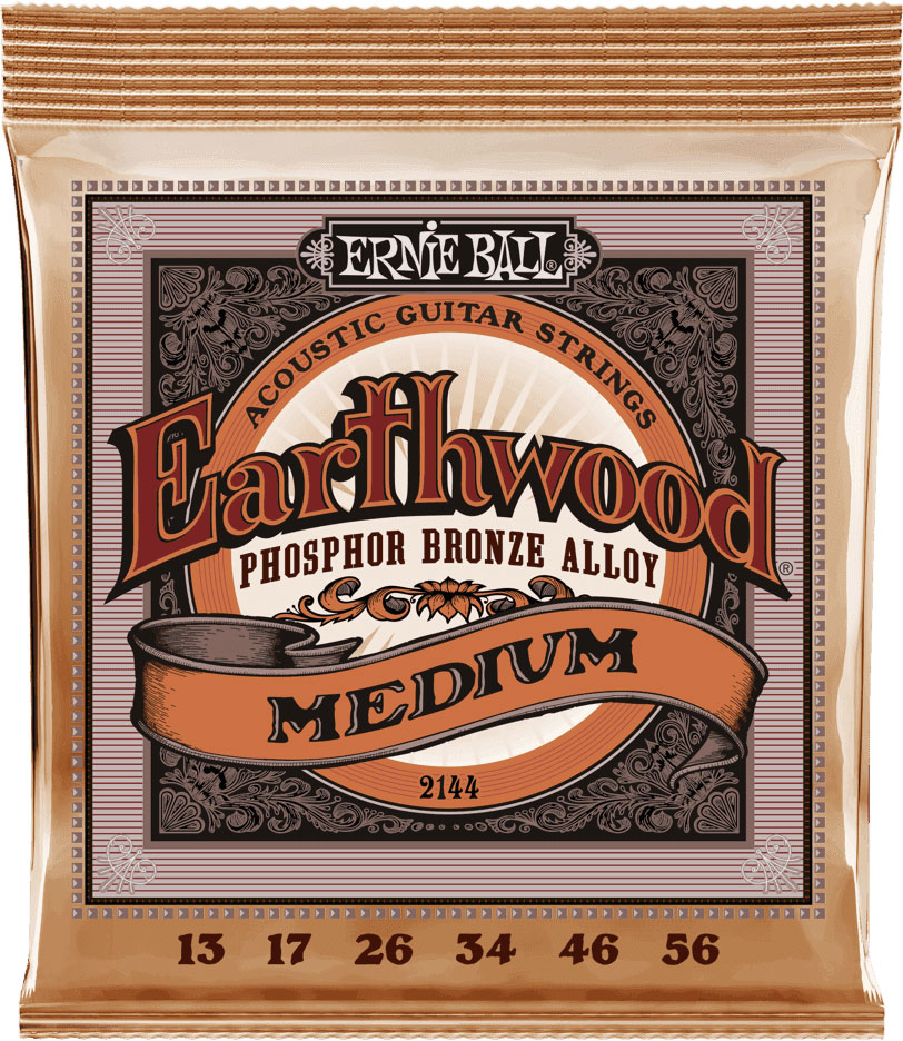 ERNIE BALL 2144 EARTHWOOD 13-56 PHOSPHORE BRONZE