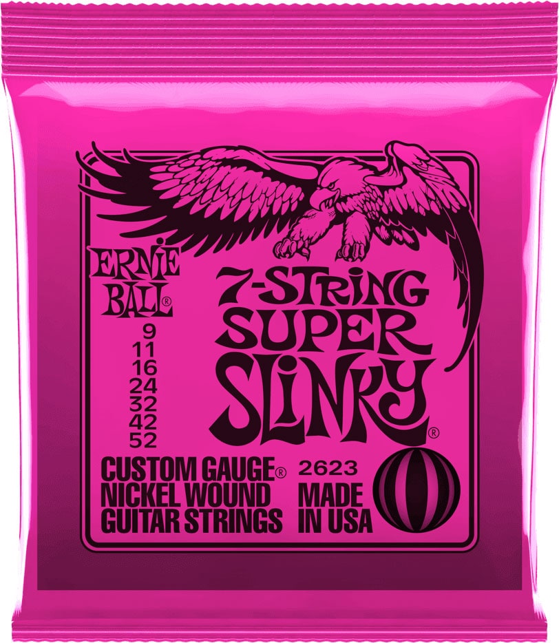 ERNIE BALL 2623 SUPER SLINKY 7C 9-52