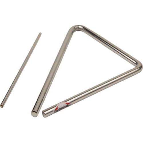 CONTEMPORANEA C-TR02 - TRIANGLE STEEL CHROME MEDIUM, 21 X 21 X 30CM