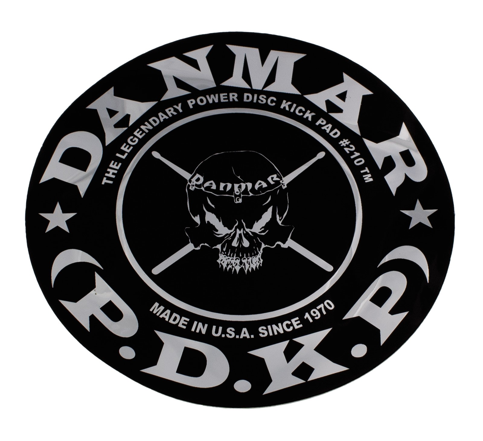 DANMAR 210SK - BD POWER DISK KICK PAD - SKULL
