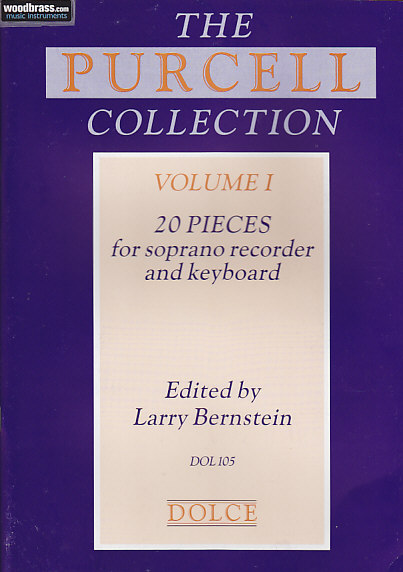 DOLCE THE PURCELL COLLECTION VOL.1 - 20 PIECES FOR SOPRANO RECORDER AND KEYBOARD